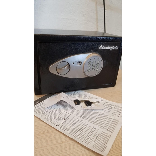 2A - 'Sentry Safe' Digital Safe with 2 x Keys New Batteries, (Combination: 17500#), * Working When Lotted... 