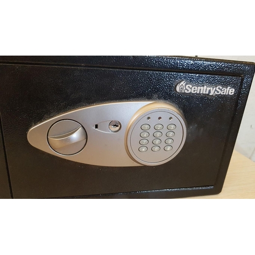 2A - 'Sentry Safe' Digital Safe with 2 x Keys New Batteries, (Combination: 17500#), * Working When Lotted... 