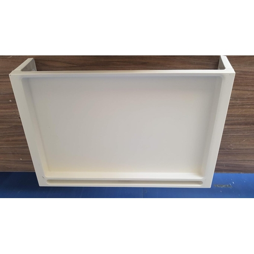 223 - Ikea 'Kupsk' Bed / Laptop Tray (White Colour & Folding), (Approx. 36 x 56cm)