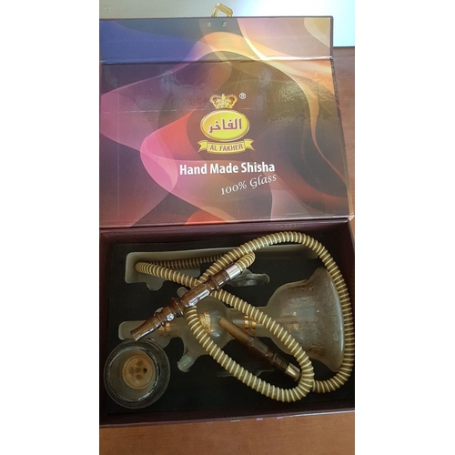 224 - 'Al Fakher' Hand Made Glass Shisha in Box