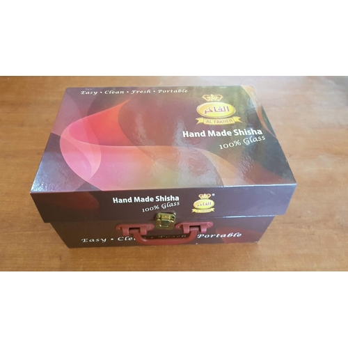 224 - 'Al Fakher' Hand Made Glass Shisha in Box