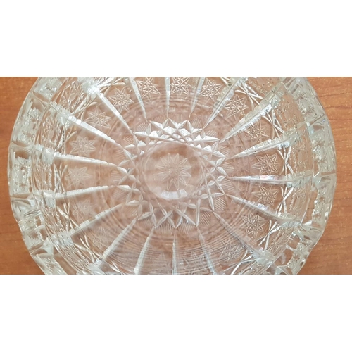 226 - Large / Heavy Bohemia Crystal Ashtray (Approx. Ø: 20cm, H: 5cm)