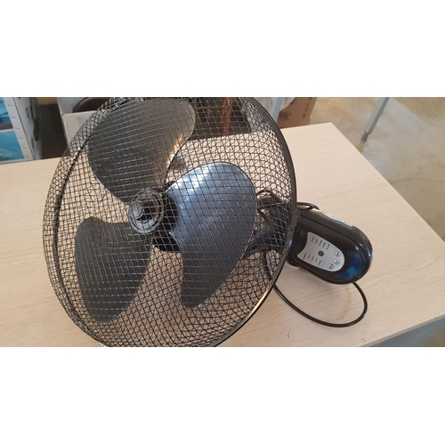 239 - 'Otto' 18'' Wall Fan (Model: NKB40B-6), Black Colour with Remote Control, * Basic Test and Working *