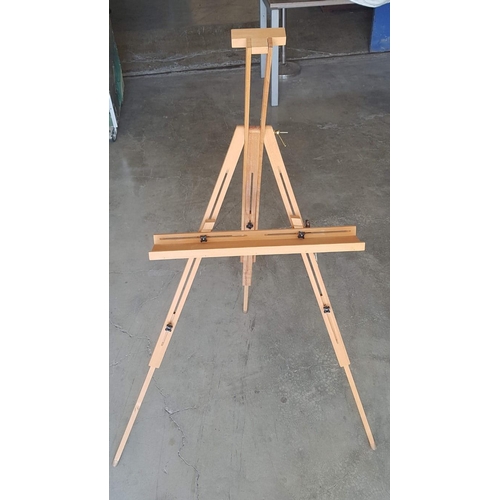 248 - Large Wooden Artist Easel / Art Stand, Adjustable