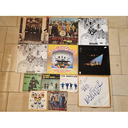 111 - Collection of The Beatles LP and 45RPM Single Records, (See multiple catalogue photos for titles), (... 