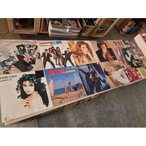 18 - Collection of 13 x Assorted Greek LP Vinyl Records, (see multiple catalogue photos), (13)