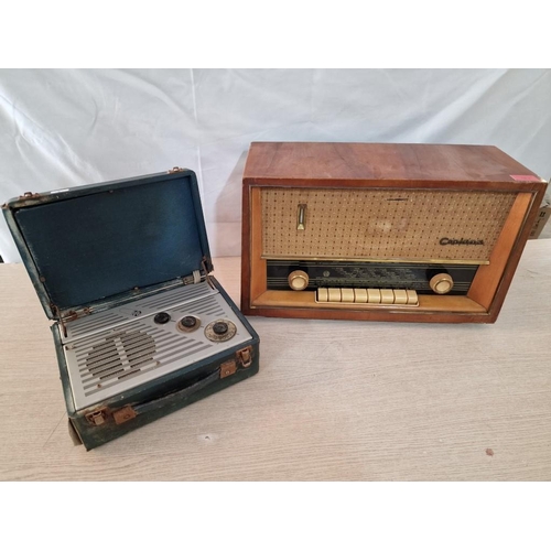 8 - 2 x Vintage Radios; Goplana (Poland) and Portable PYE, (Untested), (2)