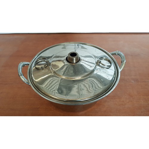 219 - Oriental Steam Boat with Colander Spoons Set; Similar to a Retro Style Angel Food Cake Pan with Lid ... 