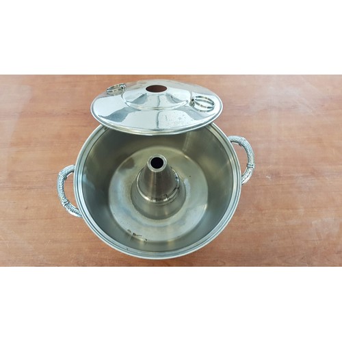 219 - Oriental Steam Boat with Colander Spoons Set; Similar to a Retro Style Angel Food Cake Pan with Lid ... 