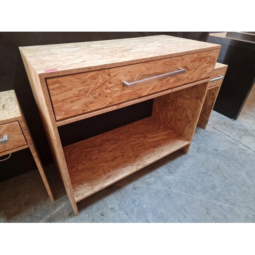 154 - Custom Made OSB Wooden Bedroom Furniture Set of Dressing Table with Drawer, (Approx. 93 x 45 x 80cm)... 