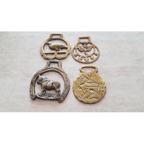 538 - Large Collection of Horse Brasses, (15)