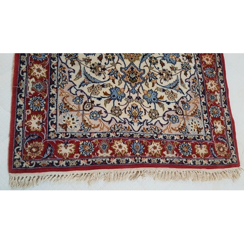 163 - Oriental Pattern Rug, Believed to be Persian, with Light Pastel Colours, (Approx. 70 x 102cm)