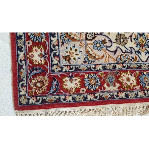 163 - Oriental Pattern Rug, Believed to be Persian, with Light Pastel Colours, (Approx. 70 x 102cm)