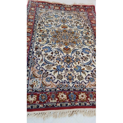 163 - Oriental Pattern Rug, Believed to be Persian, with Light Pastel Colours, (Approx. 70 x 102cm)