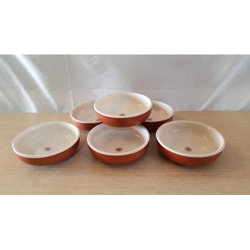 168 - Mamma Ro Pottery / Terracotta Pot (Approx. Ø: 20cm, H; 16cm) with Burner and 6 x Matching Bowls