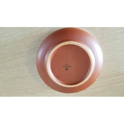 168 - Mamma Ro Pottery / Terracotta Pot (Approx. Ø: 20cm, H; 16cm) with Burner and 6 x Matching Bowls