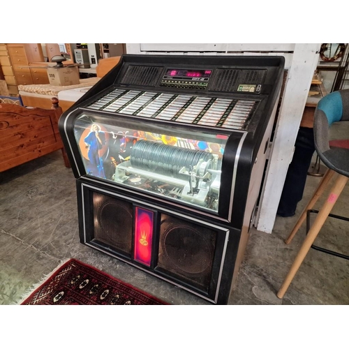 1 - Vintage 'NSM City 2' Retro Vinyl Jukebox; Circa 1983, Holds Approx. 80 x 45rpm Vinyl Single Records ... 