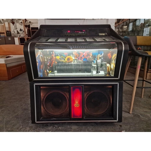 1 - Vintage 'NSM City 2' Retro Vinyl Jukebox; Circa 1983, Holds Approx. 80 x 45rpm Vinyl Single Records ... 