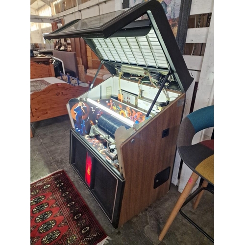 1 - Vintage 'NSM City 2' Retro Vinyl Jukebox; Circa 1983, Holds Approx. 80 x 45rpm Vinyl Single Records ... 