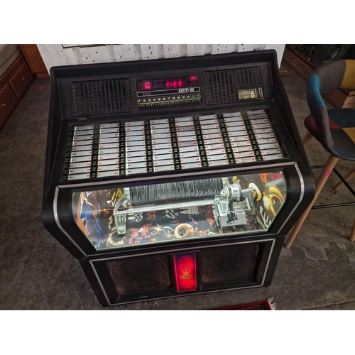 1 - Vintage 'NSM City 2' Retro Vinyl Jukebox; Circa 1983, Holds Approx. 80 x 45rpm Vinyl Single Records ... 