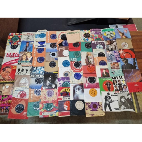 1A - Large Collection of Assorted 45rpm Single Vinyl Records, (see multiple catalogue photos for artists ... 