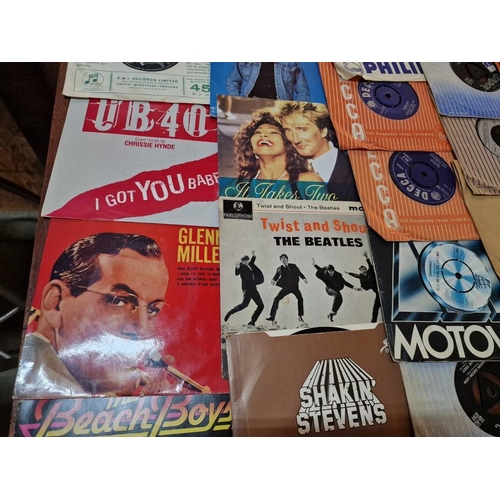 1A - Large Collection of Assorted 45rpm Single Vinyl Records, (see multiple catalogue photos for artists ... 