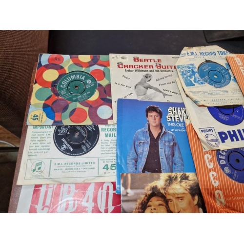 1A - Large Collection of Assorted 45rpm Single Vinyl Records, (see multiple catalogue photos for artists ... 