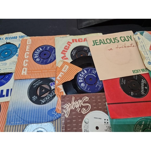 1A - Large Collection of Assorted 45rpm Single Vinyl Records, (see multiple catalogue photos for artists ... 