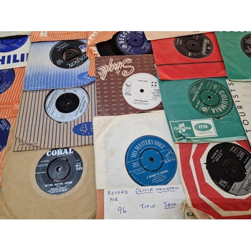 1A - Large Collection of Assorted 45rpm Single Vinyl Records, (see multiple catalogue photos for artists ... 