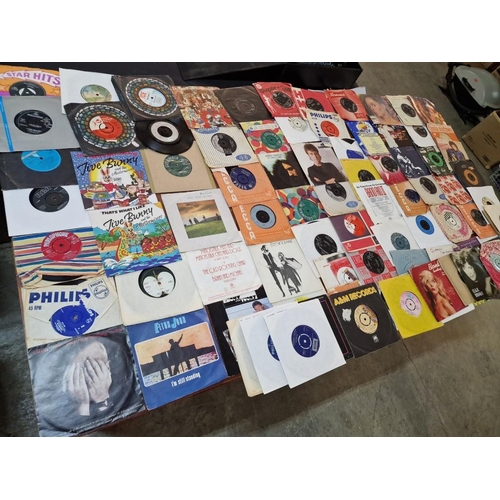 1C - Large Collection of Assorted 45rpm Single Vinyl Records, (see multiple catalogue photos for artists ... 