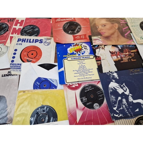 1C - Large Collection of Assorted 45rpm Single Vinyl Records, (see multiple catalogue photos for artists ... 