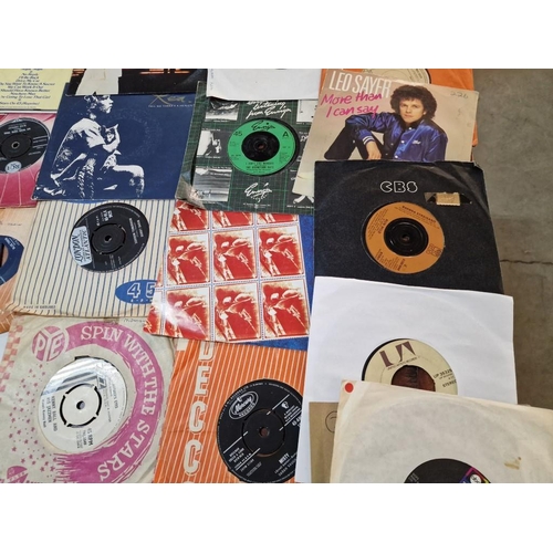 1C - Large Collection of Assorted 45rpm Single Vinyl Records, (see multiple catalogue photos for artists ... 