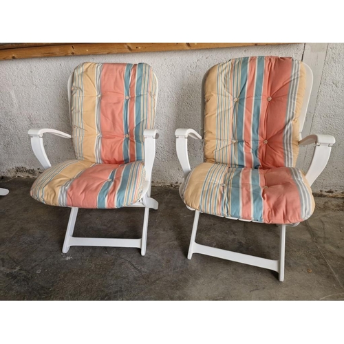 98 - Pair of High Quality 'ALLiBERT Tangor' Reclining Garden Arm Chairs; Made from Marine Grade Resin, wi... 