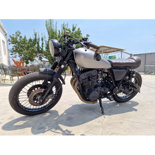 92 - Yamaha XS750 Cafe Racer Motorbike; 1978, 750cc, Recently Serviced * Seen Running When Lotted *, New ... 