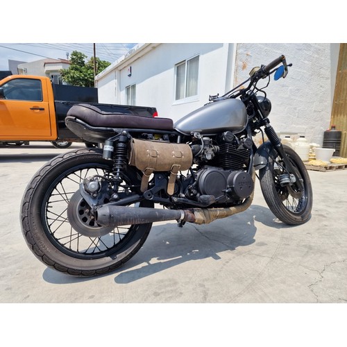 92 - Yamaha XS750 Cafe Racer Motorbike; 1978, 750cc, Recently Serviced * Seen Running When Lotted *, New ... 