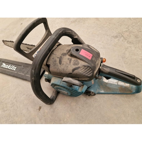 80 - Makita Petrol Chainsaw, (Model: EA3200S), 400mm, * Basic Test and Seen Working when Lotted *