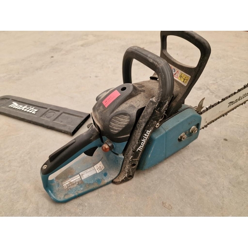 80 - Makita Petrol Chainsaw, (Model: EA3200S), 400mm, * Basic Test and Seen Working when Lotted *