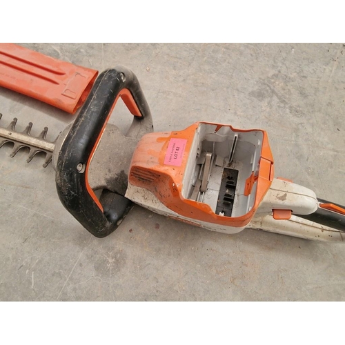 82 - Stihl HSA 50.0 Battery Powered / Cordless Hedge Trimmer, (Nb. NO Battery Included and Untested)