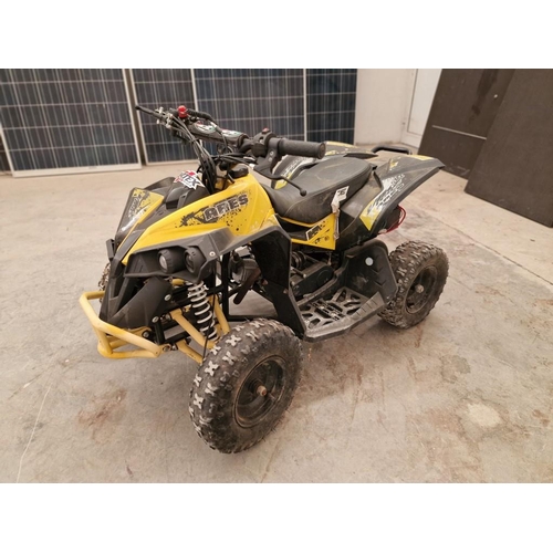 88 - Kids Petrol Quad Bike / Mini Quad, 50cc * Basic Test and Running When Lotted, see video clip in our ... 