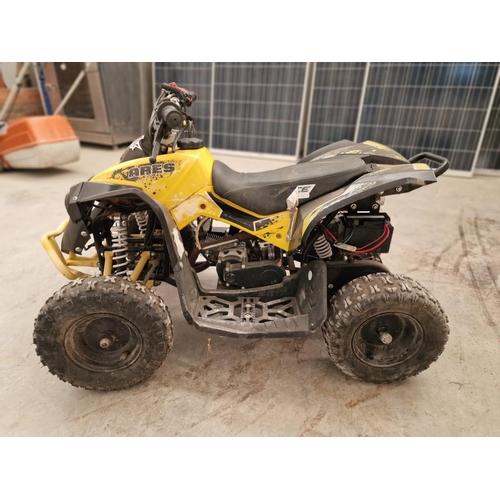 88 - Kids Petrol Quad Bike / Mini Quad, 50cc * Basic Test and Running When Lotted, see video clip in our ... 