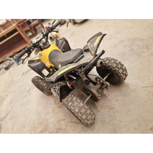 88 - Kids Petrol Quad Bike / Mini Quad, 50cc * Basic Test and Running When Lotted, see video clip in our ... 