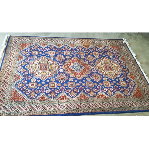 95 - Oriental Style Carpet with Classic Pattern, Believed to be Wool & Cotton from Azerbaijan, (Approx. 2... 