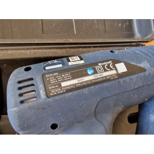 82C - Einhell Hot Air Gun / Paint Scraper, (Model: BT-HA2000) in Fitted Case, * Tested and Working When Lo... 