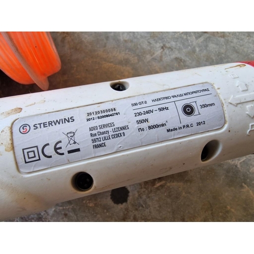 85A - Sterwins Electric Strimmer, (Model: 550 GT-2) with Spare Pack of Trimmer Line, * Basic Test and Work... 