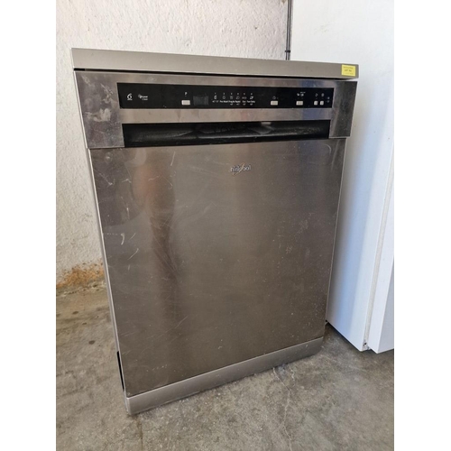 192 - Whirlpool '6th Sense' Silver Colour Dishwasher, (Untested or a/f)