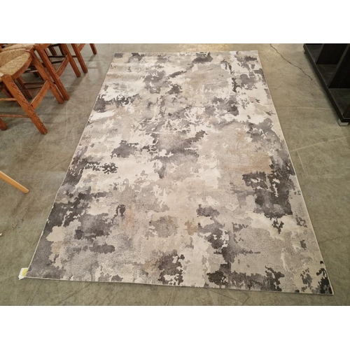 195 - Atlantis 'Kosmos' Grey Camo Pattern Carpet / Rug, (Approx. 230 x 153cm)