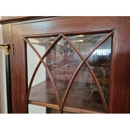 183 - Classical Style Display Cabinet with Double Opening Door, 3 Wooden Shelves, Over 2-Drawers, (Approx.... 