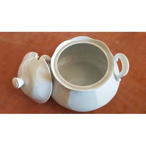 32 - 3 x White Porcelain Soup Tureens with Lids, (2 x Bavarian, Germany and One Other), (3)