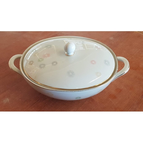 32 - 3 x White Porcelain Soup Tureens with Lids, (2 x Bavarian, Germany and One Other), (3)