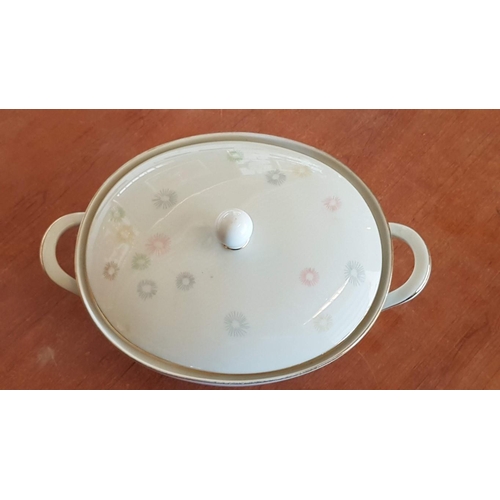 32 - 3 x White Porcelain Soup Tureens with Lids, (2 x Bavarian, Germany and One Other), (3)